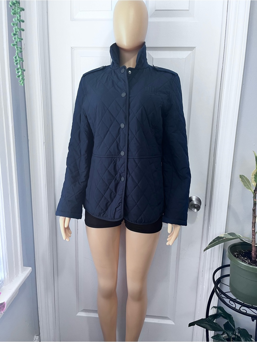Tommy Hilfiger Quilted Navy  Jacket - Picture 2 of 7